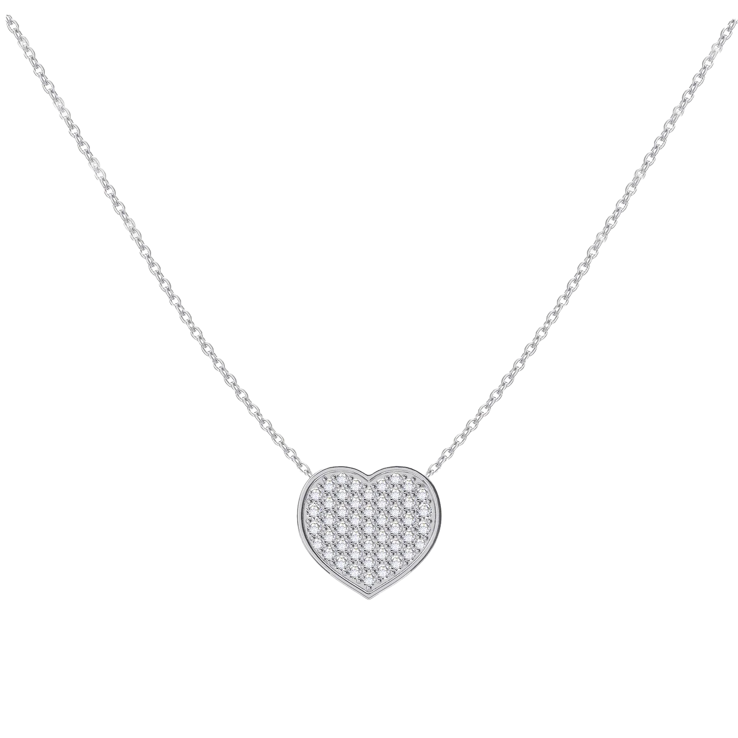 Kids Diamond Heart Necklace - Image 2