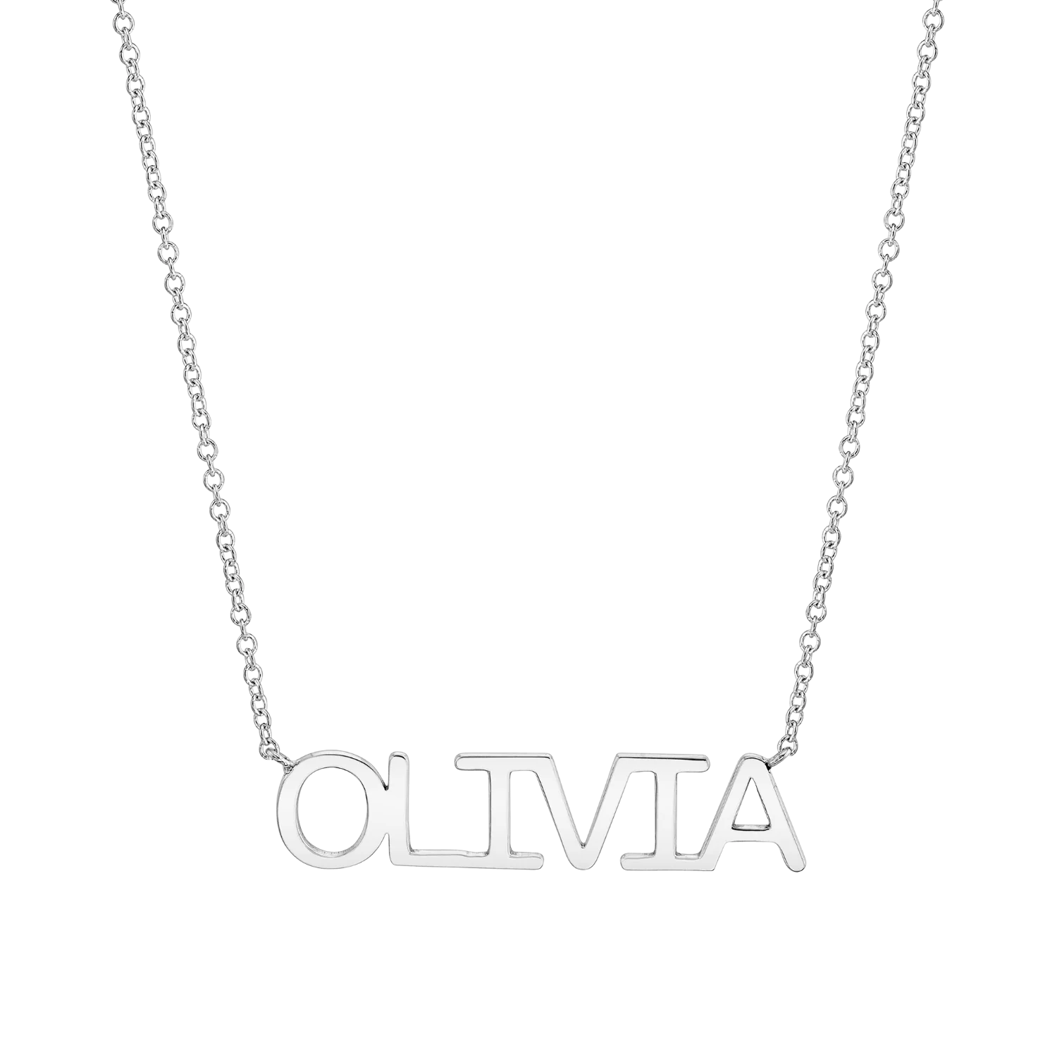 Kids Linear Name Necklace - Image 2
