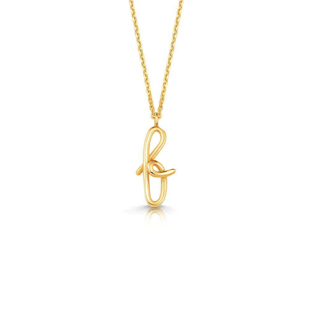 Kids Mini Letter Necklace - Image 43