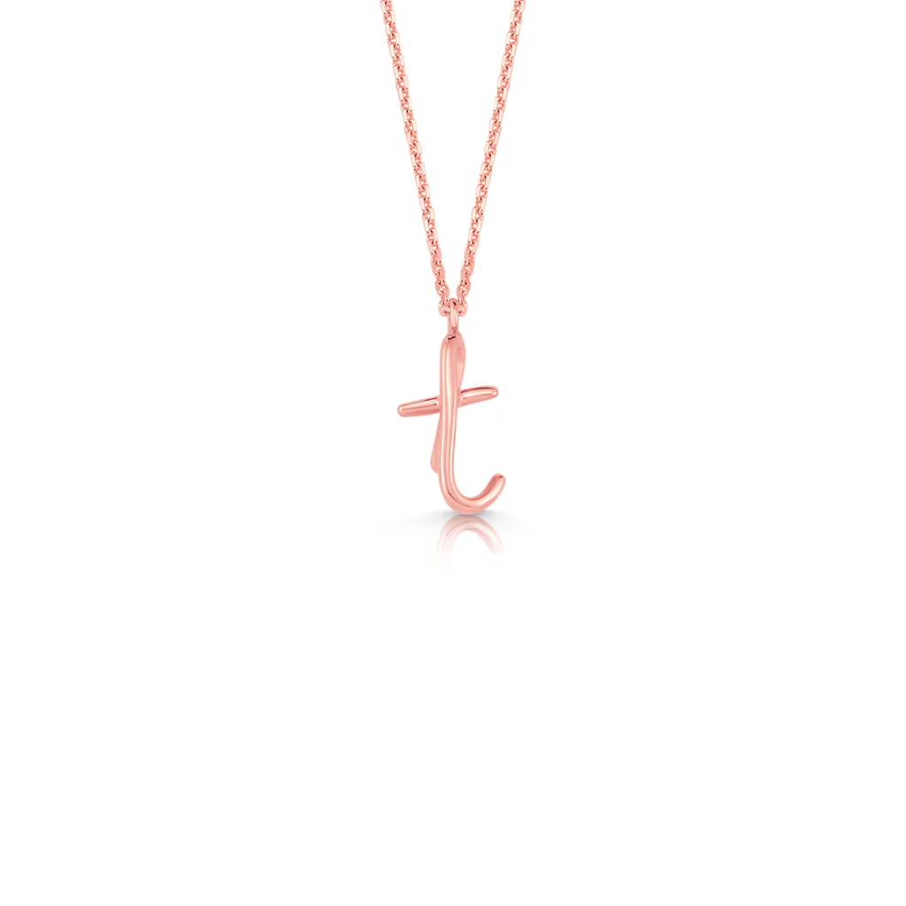 Kids Mini Letter Necklace - Image 59