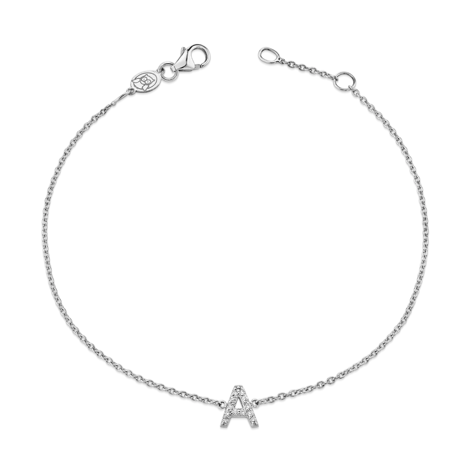 Kids Pave Letter Bracelet - Image 2