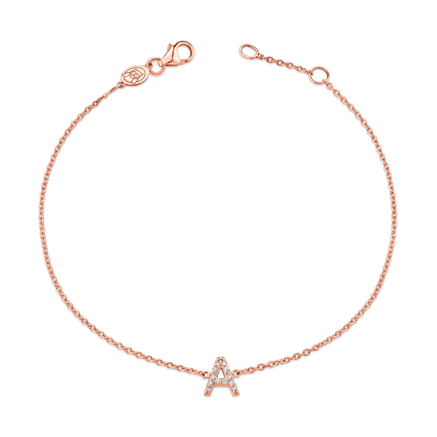 Kids Pave Letter Bracelet - Image 3