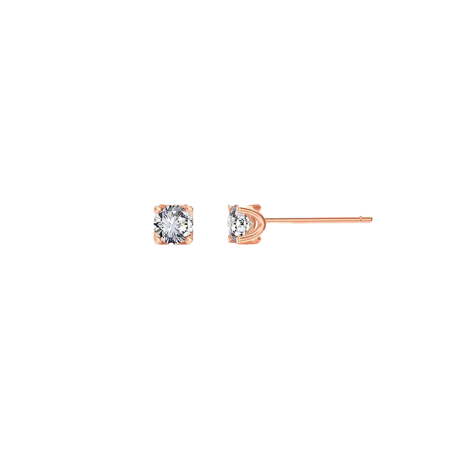 Kids U Pave Solitaire Studs - Image 3