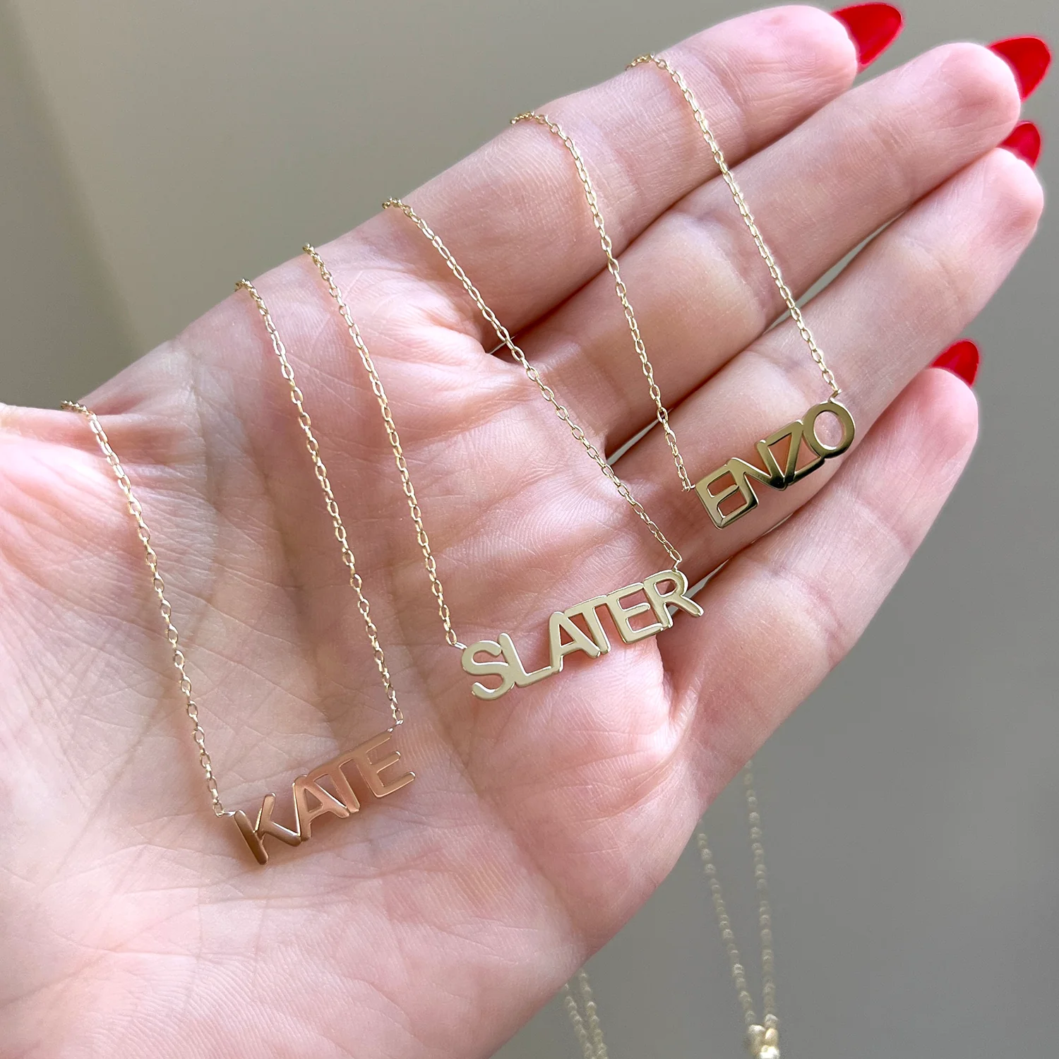 Linear Name Necklace - Image 5