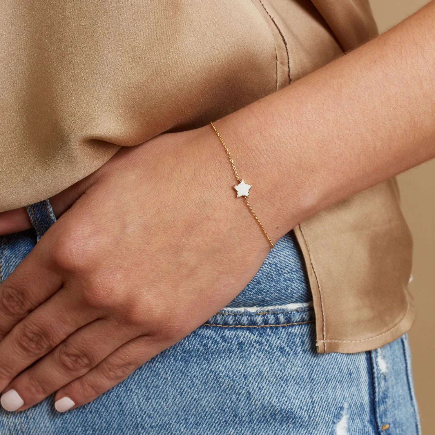Enamel Star Bracelet - Image 4