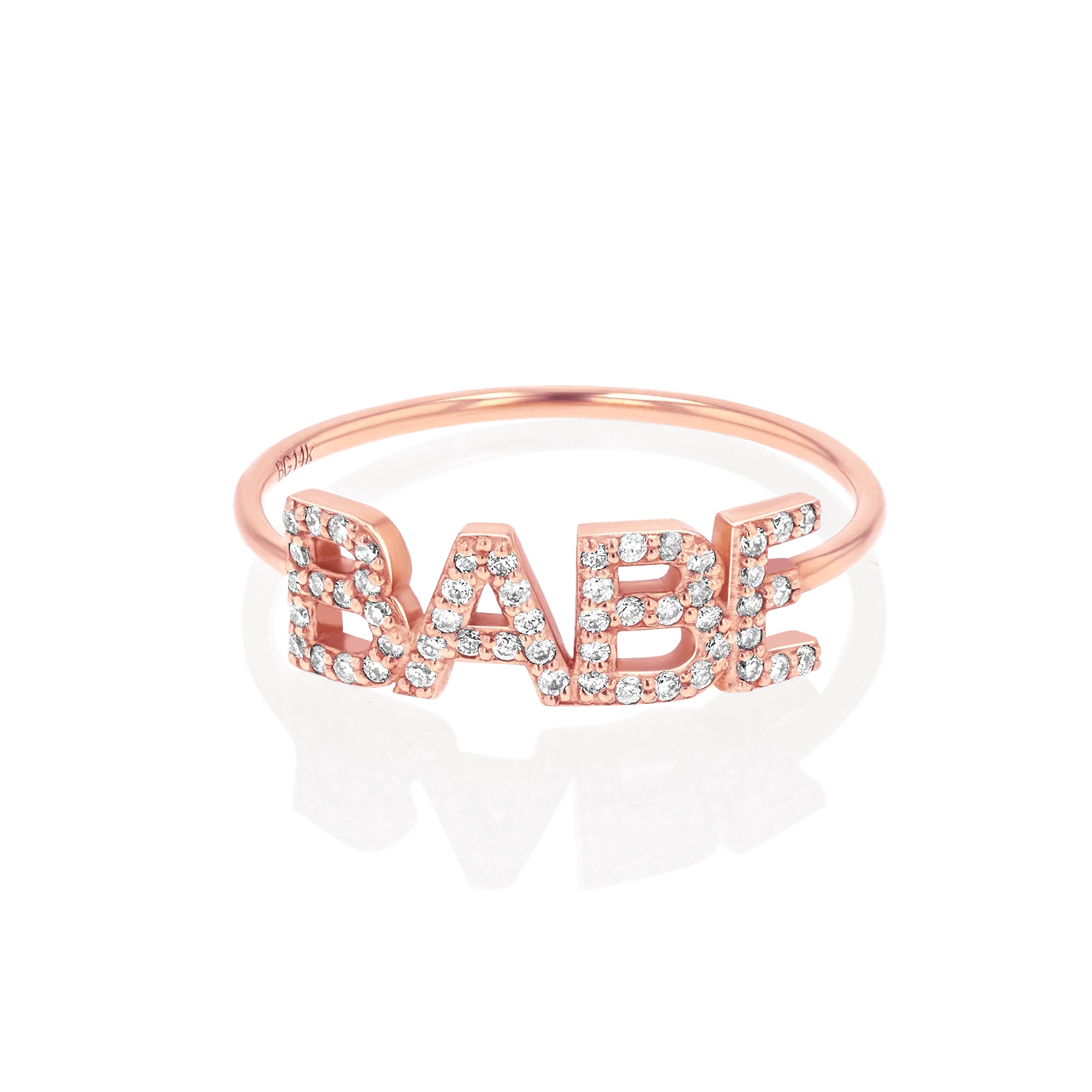 Diamond BABE Ring - Image 3