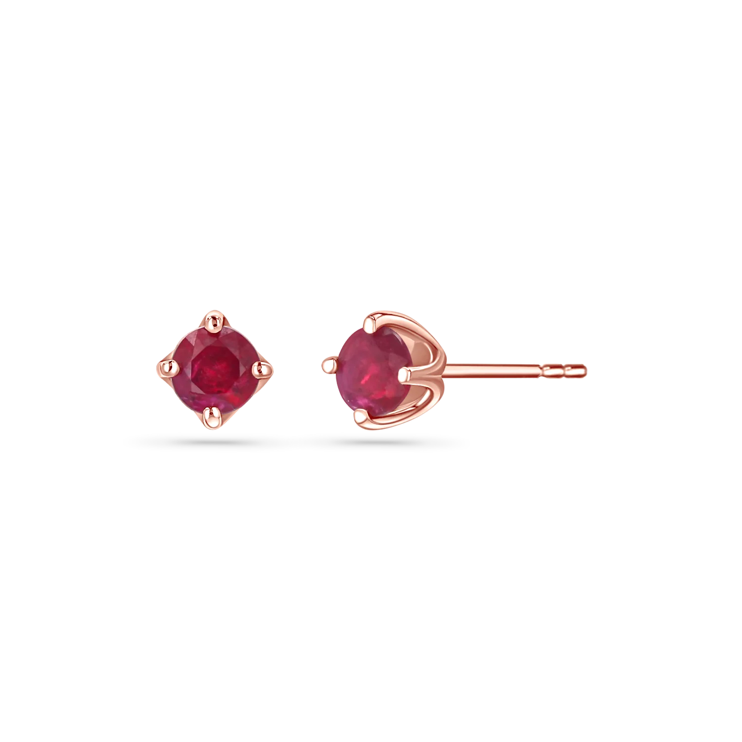 14K Gold Solitaire Studs - Image 15