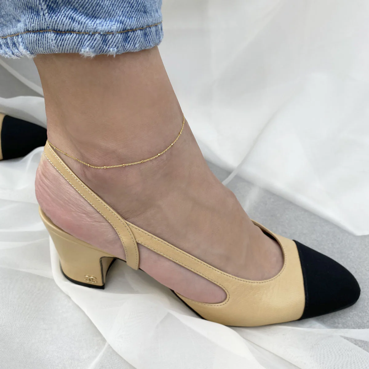 Sparkle Chain Anklet - Image 5